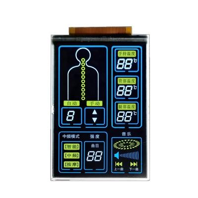 China Remote Control Lcd Display Modules Custom Lcd Display Black Va Segment Lcd Display Colored Graphic Vs Segment Lcd Display 5.0V Ht1621B 7 Digits For Remote Control for sale