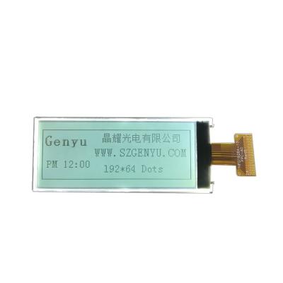 China Graphic Monochrome Lcd Display Screen OEM Fstn 8080 6800 Iic Spi 24 Pin Fpc 19164 Dot Matrix Uc 1604C Mono Tooth 192X64 Monocromatica Lcd Display Modules for sale