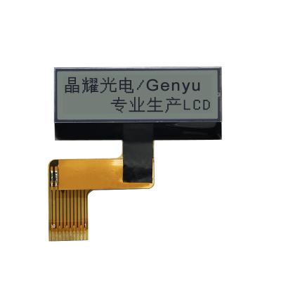 China OBU POS Machine COG Type Monochrome SPI Interface 128x32 Dots Matrix LCD Display FSTN Graphic LCD Screen For POS Machine for sale