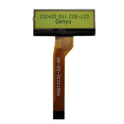 China STN Y-G Graphic Display 132x32 Plus Dot Matrix LCD Display Module With SPI Interface 12 Pin 1.17 Inch Or Custom for sale