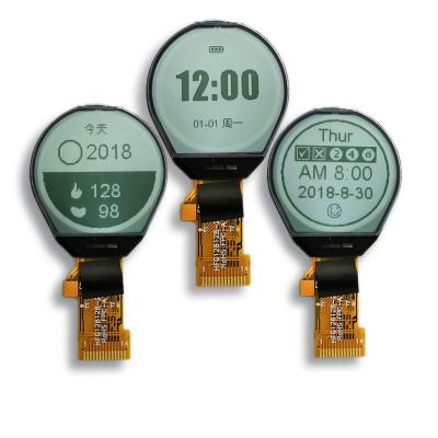 China Round Lcd Show 128128 Dots Matrix Circle Fstn Graphic 128X128 28.67*28.67mm Mono Lcd 14 Pin Solder Fpc 4Spi Ist7920 Lcd (Viewing Area) for sale