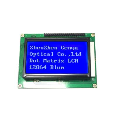 China Stn Blue Graphic LCD Display 2.9 LCD Parallel Interface 128*64 Dot Matrix 128X64 LCD Display 70.70*38.80mm (Viewing Area) 12864 inch liquids for sale