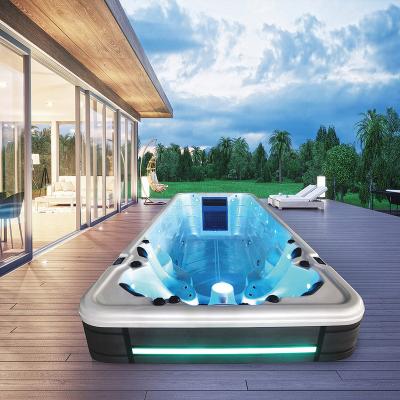 China 2021 New Style Freestanding Piscina Pool Endless Swimming Pool Bath Spa Price BG-6608 for sale