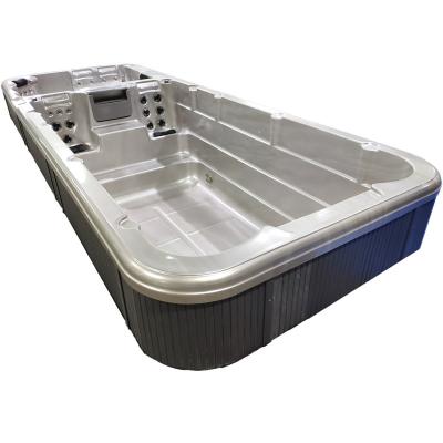 China 2021 American Modern Freestanding Outdoor Whirlpool Swim Spa Pool With Hydraulic Function BG-6609 for sale