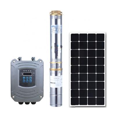 China Family Homes - 48V 750W 60M Solar Powered Water Pump Stainless Steel Manufacturer With Competitive Price Energy Saving Efficient for sale