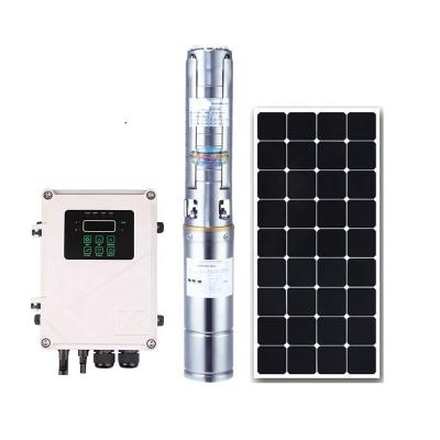 China Family Homes - Large 1500w 2hp 8bar 140m Flow 4500L/h Solar Water Pump Set for sale