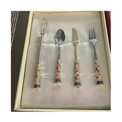 China household& hotel& restaurant& ceremony& party factory wholesale price chopsticks knife fork camping spoon set titanium dinnerware for outdoor for sale