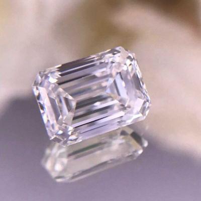 China 1.23ct Emerald Cut Synthetic CVD IGI White Lab Developed Created Loose Diamond Lab Diamond 6.03*6.02*3.91mm for sale