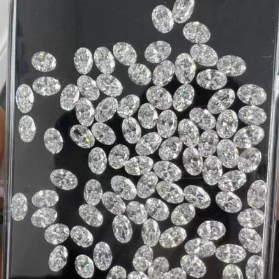 China Jewelry Making Factory Wholesale Small Oval Cut Lab Grown Diamond Melee HPHT For Jewelry Making for sale