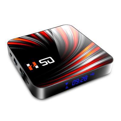 China OEM/ODM hongtop H50 TV Box Android Android 10 2/4GB RAM 16/32/64 GB ROM Rockchip 3318 Smart Quad Core CPU 4K TV Box Android Set Top Box for sale