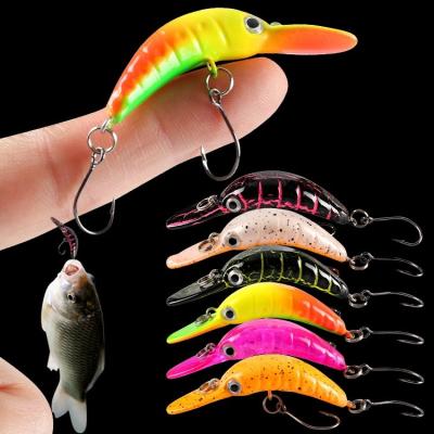 China Toxoplasma Microbe Minnow Fishing Lure Factory Sale 2.6g 52mm Plastic Floating Grasshoppers Hard Floating Baits Microbe Minnow Fishing Lure Factory Directly For Bass Tilapia for sale