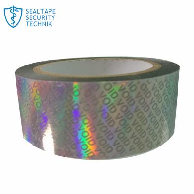 China Custom Printed Tamper Proof Security Holographic Adhesive Seal Hologram Sealing Laser Tamper Proof Tape for sale