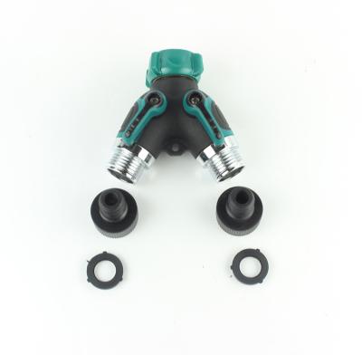 China Overhead Garden Hose Connector Y Water Hose Splitters for sale