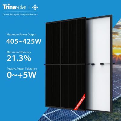 China EVA/POE Trina Europe Warehouse Solar Panel Home Use Energy 405W 410W 415W 420W 425W for sale