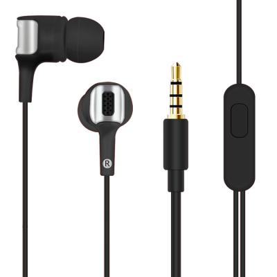 China In-Ear Deep Bass Headphone Portable Sports Music Gaming Earbuds Metal In Ear Stereo 1.2m Cable Headphones With Mic For Mobile for sale