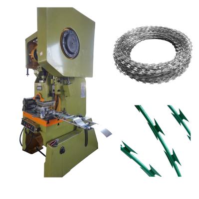 China concertina razor barbed wire mesh making machine for sale