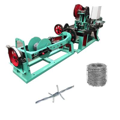 China Hot sale Barbed wire making machines with traditional twisted /double twisted for sale