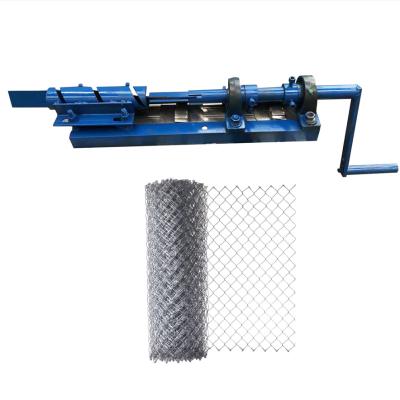 China Manual operated chain link Fence Making Machine for sale