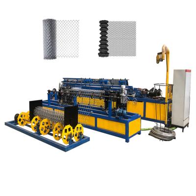 China New Type Double mold chain link fence weaving machine for sale