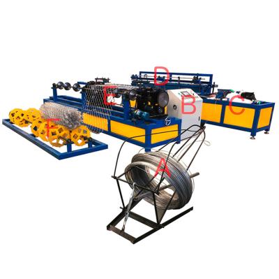 China Used for hard wire -- wire mesh machine Chain Link Fence Machine for sale