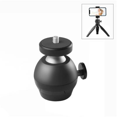 China ABS PULUZ professional goods CNC aluminum alloy and aluminum alloy mini tripod main adapter and ABS ball for sale