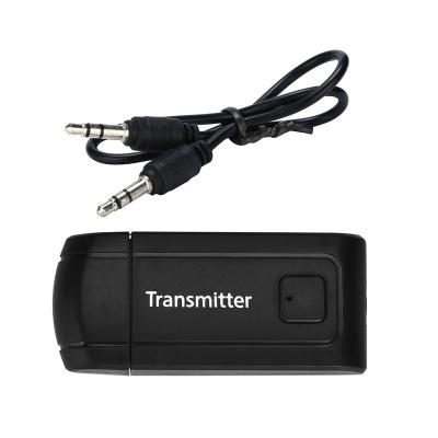 China Chargeable Mobile Phone Music Audio BT Transmitter 3.5mm AUX Wireless Adapter. for TV earphone earphone speaker car for sale