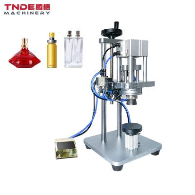 China Pure Pneumatic TNDE Flavor Machine Metal Cover Press Machine Crimping Capping Machine for sale