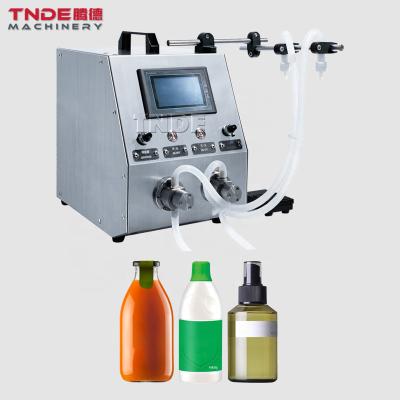 China Small 5-1000ml Digital Control Food TNDE Juice Water Liquid Filling Machine Liquid Dosing Filler Bottle With Foot Pedal for sale