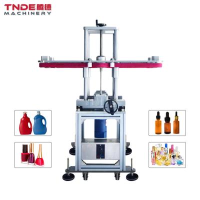 China TDJ-01 Food Clamp Bottle Carrier Belt Transfer Bottomless Bottomless Side Belt Conveyor For Inkjet Date Coder Printing Date for sale