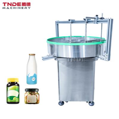 China Medical ; cosmetics; Unscrambler Biological Semi Automatic Lathe Rotary Round Square Bottle Turntable Conveyor for sale