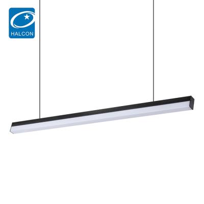 China New Design Desk Adjustable Aluminum Indoor School Hanging Linear Led Tube Light 4ft 5ft 30w 40w Smd for sale