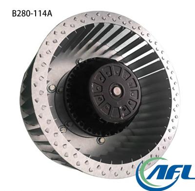 China Forward Hotels AFL 280mm 220/230V 380/400V AC Centrifugal Fans Frameless Fan With Frame for sale