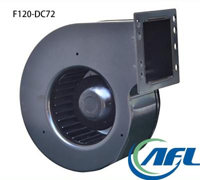 China Hotels AFL Forward 120mm 24V 48V 310V DC Centrifugal Fans Fan With Frame for sale