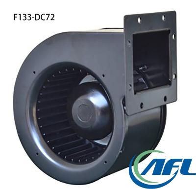 China Hotels AFL Forward 133mm 24V 48V 310V DC Centrifugal Fans Fan With Frame for sale