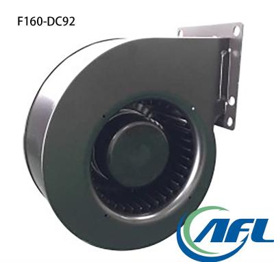 China Hotels AFL Forward 160mm 24V 48V 310V DC Centrifugal Fans Fan With Frame for sale