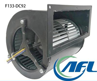 China Hotels AFL 133mm 24V 48V 310V DC Dual Inlet Fans Forward Centrifugal Fan With Frame for sale