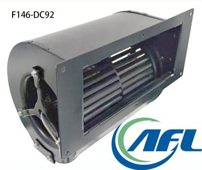 China Hotels AFL 146mm 24V 48V 310V DC Dual Inlet Fans Forward Centrifugal Fan With Frame for sale