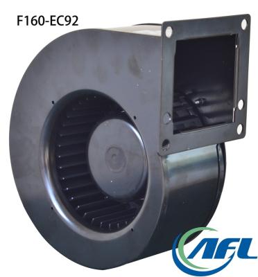 China Hotels AFL 160mm Forward AC 220V EC Centrifuge Fans Speed ​​Control Fan With Frame for sale