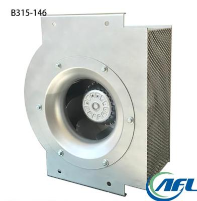 China Hotels AFL 315mm AC 380/400V Rear Centrifugal Fans Aluminum Sheet Fan With Frame for sale