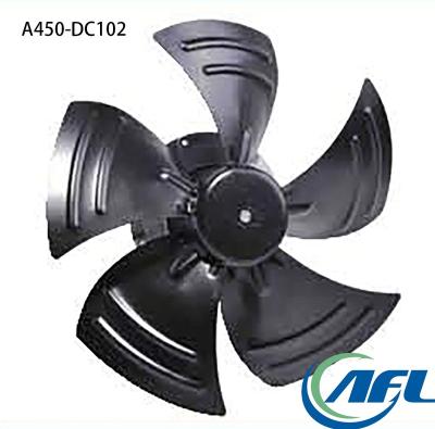 China Hotels AFL 450mm DC 48V Axial Fans With A Net And Configurable Wind Guide Panel for sale