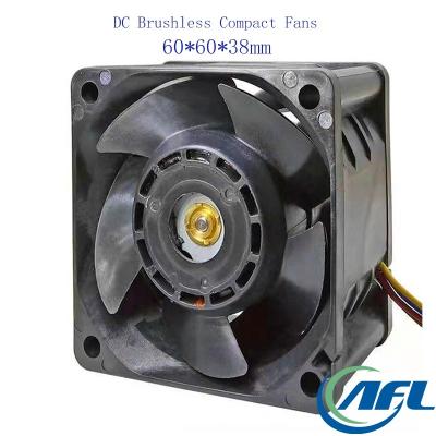 China Other AFL 60*60*38mm DC 12V/24V/48V 6038 Brushless Compact Waterproof Cooling Ultrafast Fans for sale