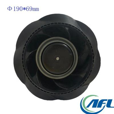 China Machinery repair shops AFL 190*69mm 24V 48V DC 19069 two ball high-speed compact centrifugal fans for sale