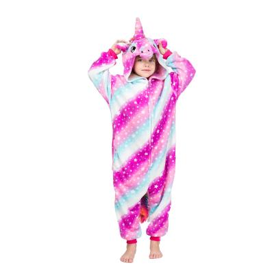 China QUICK DRY Flannel Christmas Kids Onesie Costume Sleepwear Unicorn Pajamas Animal Onesie For Kids for sale