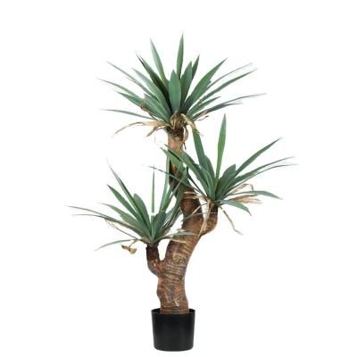 China Art Decor Factory Sale Artificial Plants And Trees 120cm Artificial Agave Plants For Indoor Outdoor Decor for sale