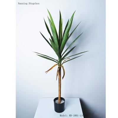 China Durable Artificial Trees For Indoor Decoration Plants Artificial Yucca Tree 110cm/150cm/180cm/210cm Tall With Pot for sale