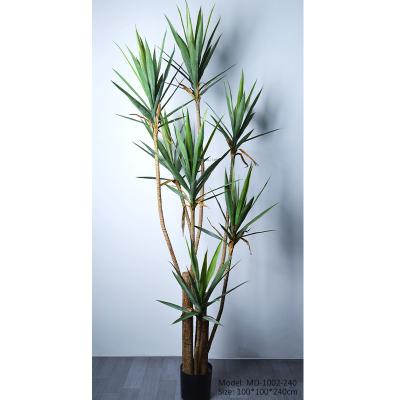 China Contemporary High Quality Plastic Potted Plants Plant Artificial Yucca Tree Directly For Indoor Decorative for sale