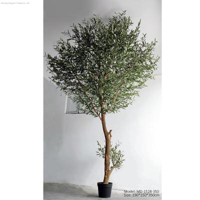 China Dongguan Art Decor Factory Sale Indoor Large Outdoor Artificial Bonsai Tree Artificial Olive Tree for sale