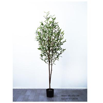 China Wholesale New China Contemporary Design Artificial Olive Tree With Olive Indoor Outdoor For Home Decoration Garden for sale