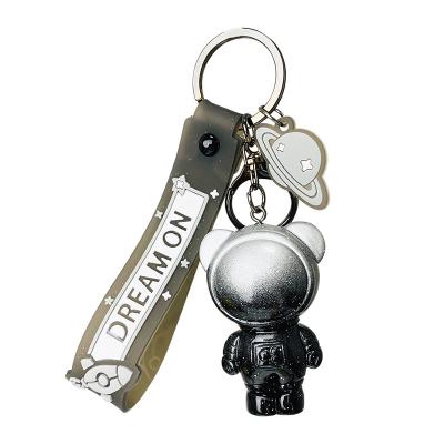 China Fashional Souvenir Gifts High Quality Creative PVC Resin Astronaut Doll Car Key Chain Key Chain For Bag Pendant for sale