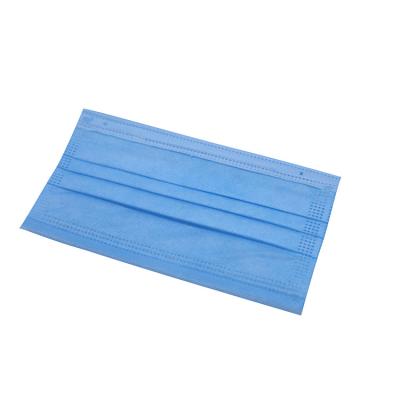 China Adult High Quality Disposable Medical Nonwoven 3 Ply Face Mask Disposable Earloop Face Mask for sale